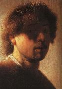 Self-portrait REMBRANDT Harmenszoon van Rijn